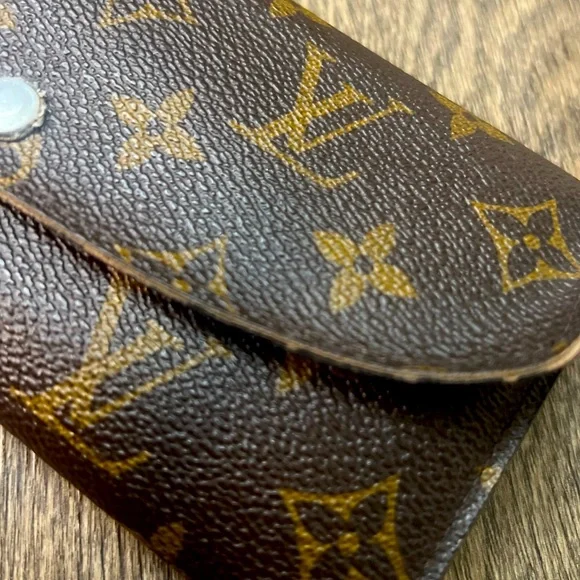 Louis Vuitton Brown x Poppy LV Heritage Monogram Wallet - Picture 9 of 9